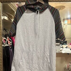 Urban Pipeline Multicolor Patterned Hoodie Sweater